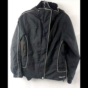 Marmot Lined Black Winter Coat Women's S